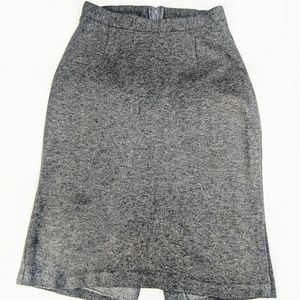 Wool grey skirt